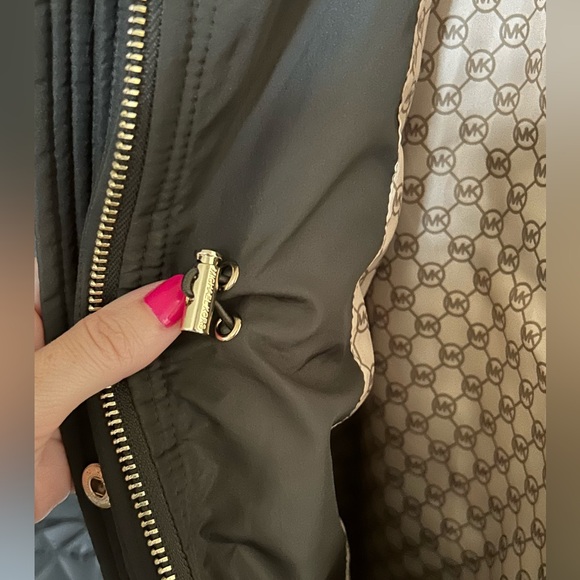 Women’s Faux-Fur-Collar Quilted Coat by Michael Kors - Picture 7 of 15